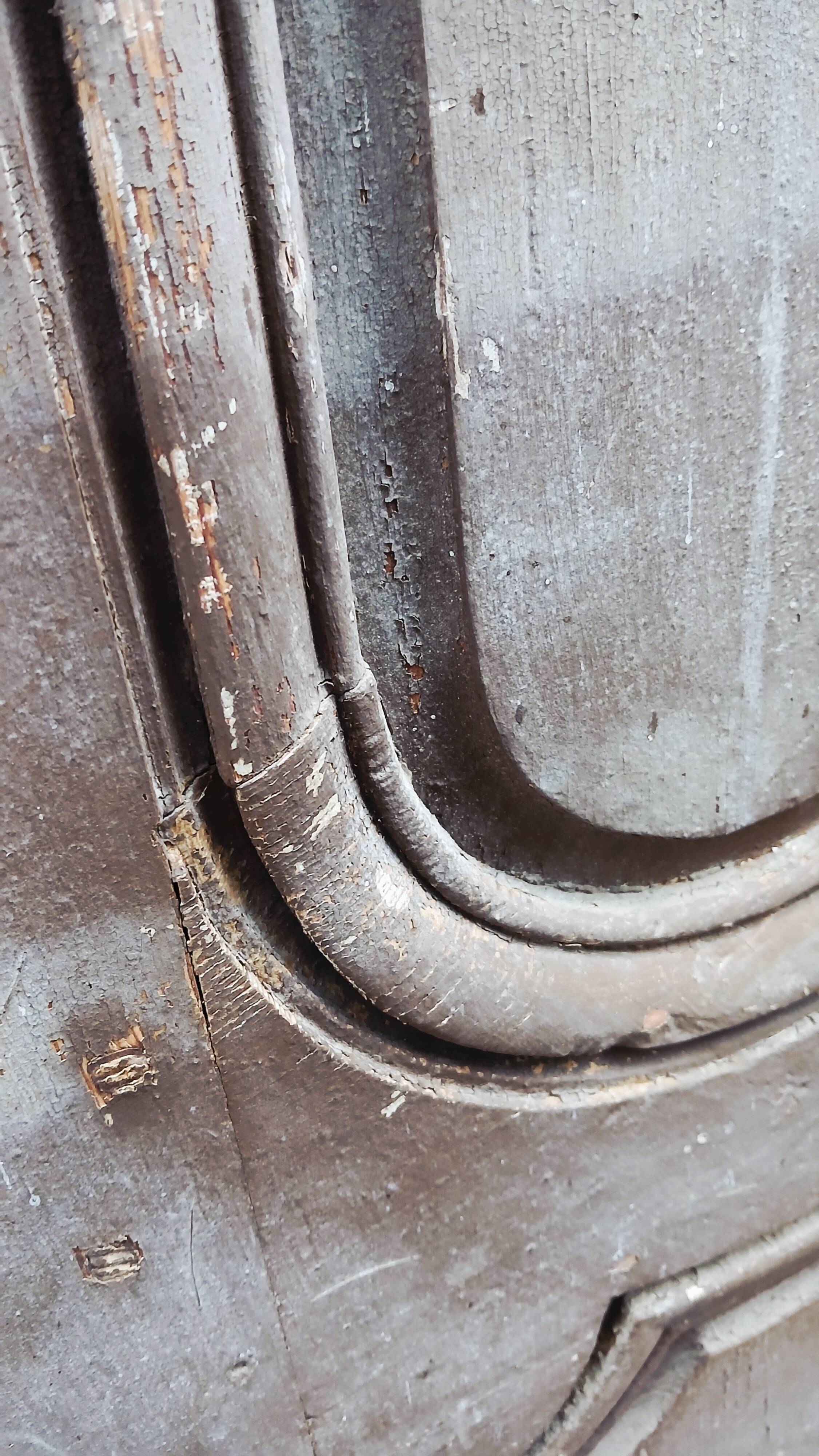 Pair of old cupboard doors