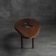 Organic modern coffee table with natural void, France, mid 20th century