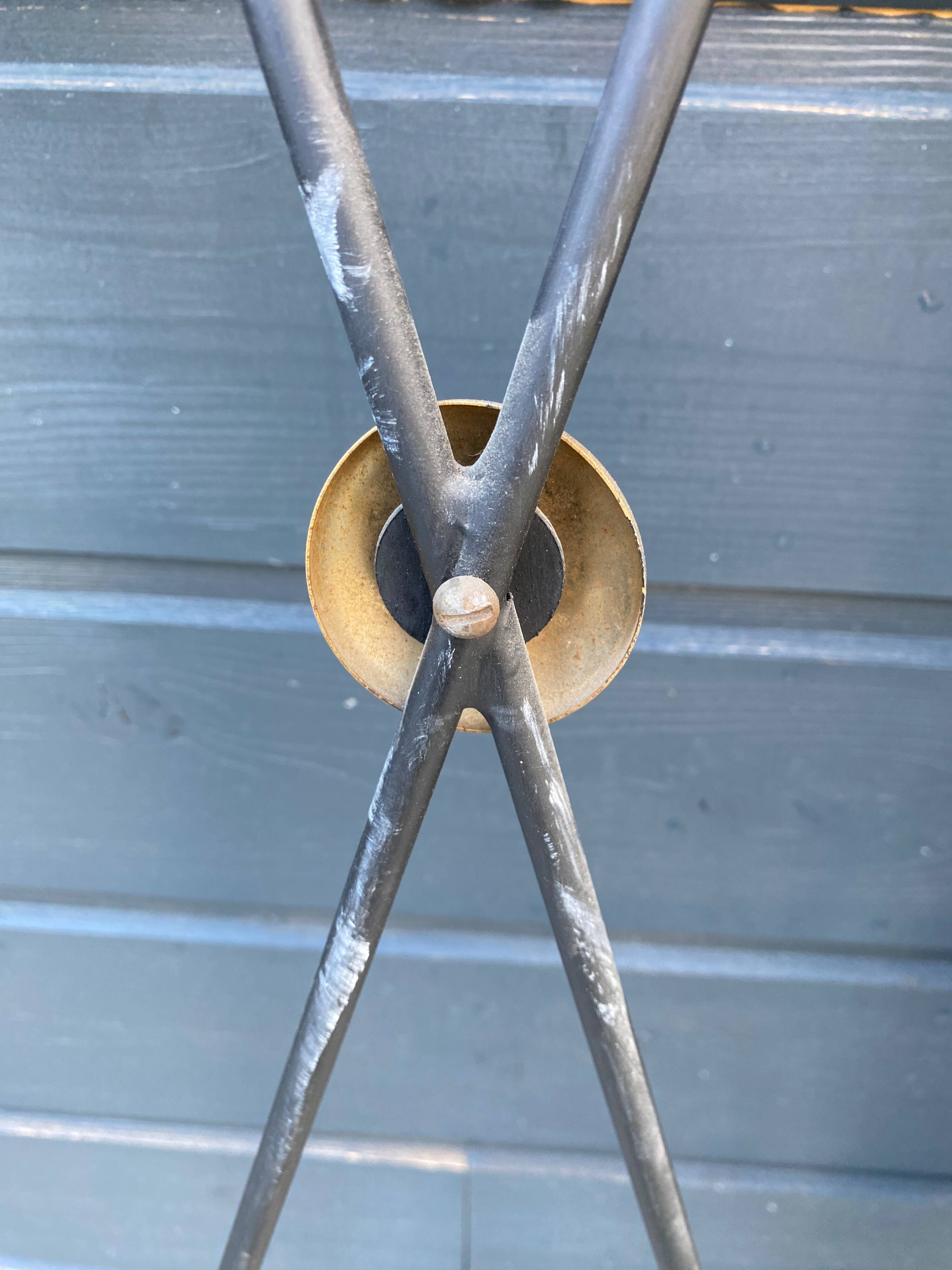 Wall-mounted coat rack mirror entrance 182x64cm vintage 1950s