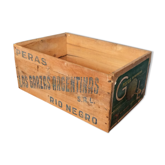 Wooden fruit crate