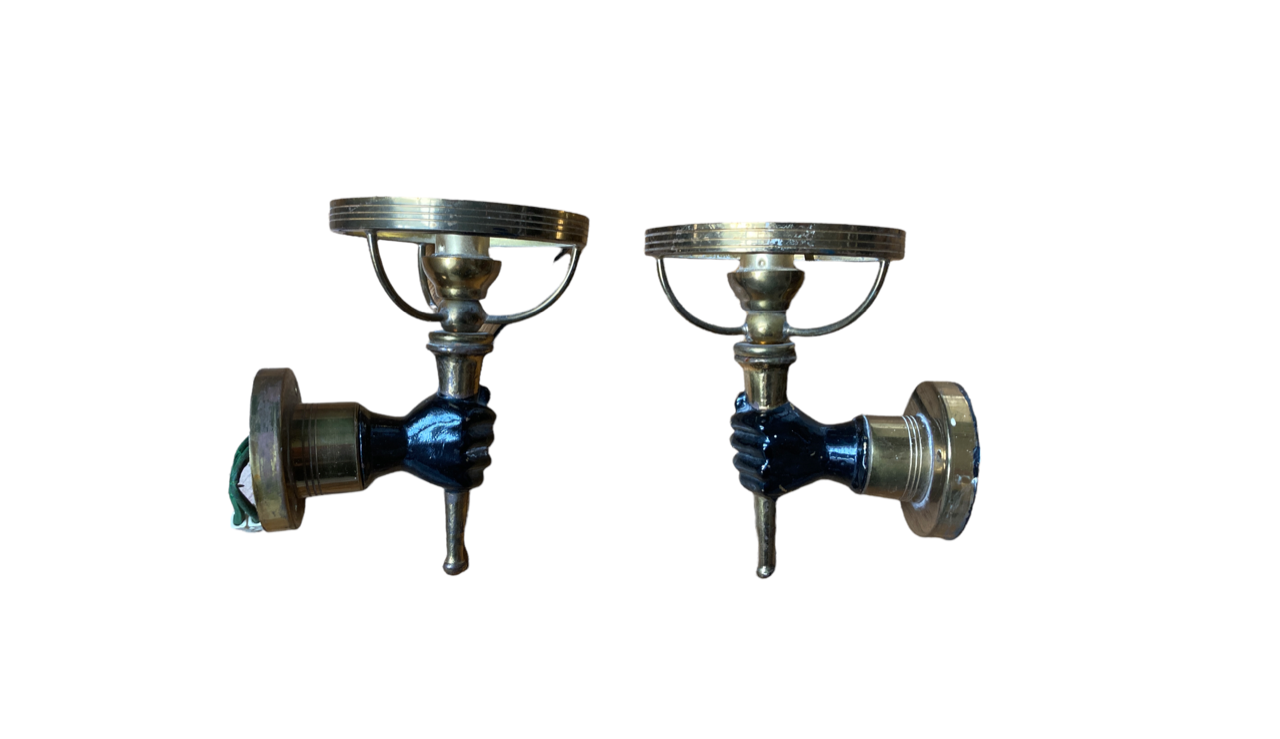 Pair of hand sconces