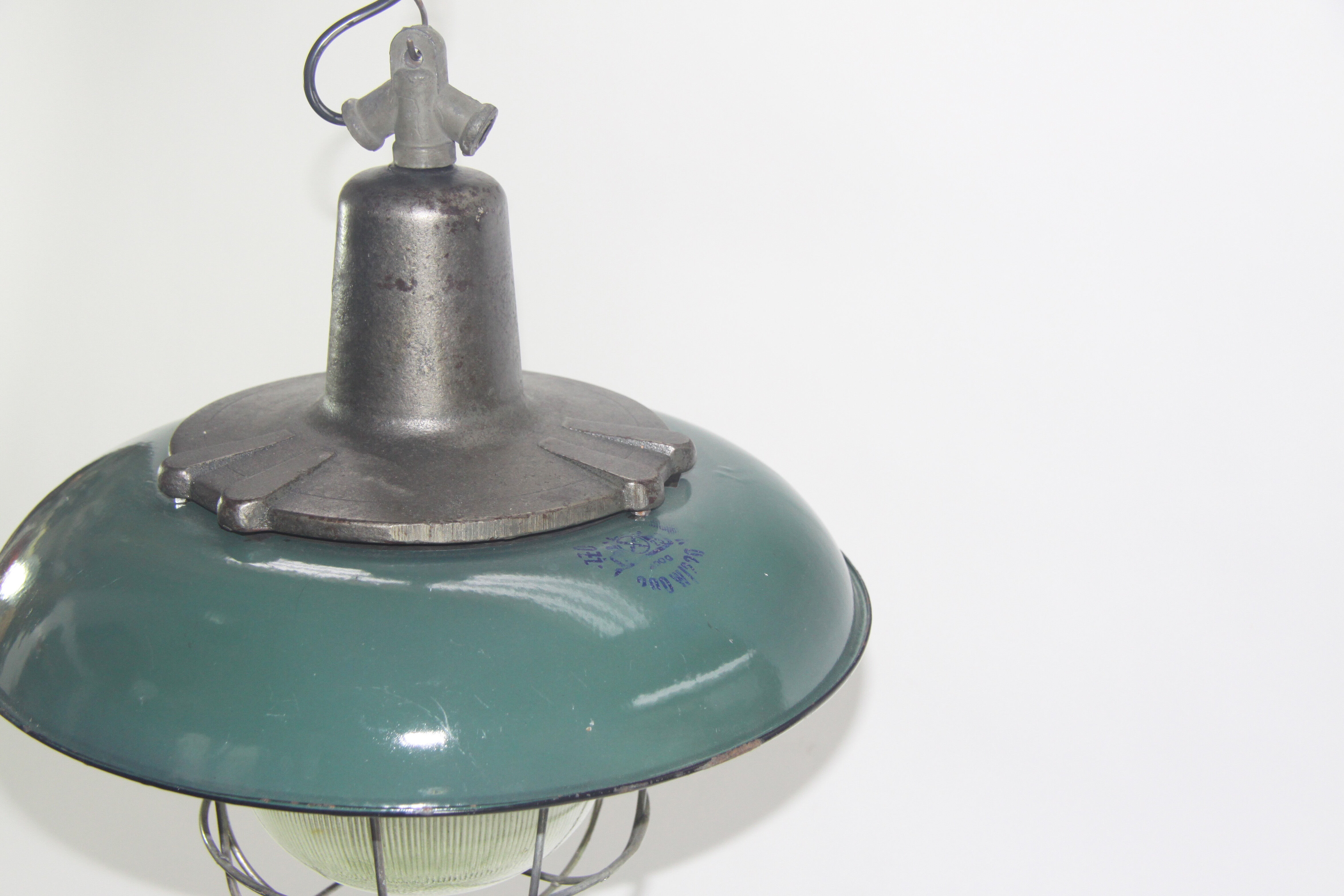 Enameled industrial lamp , 1950