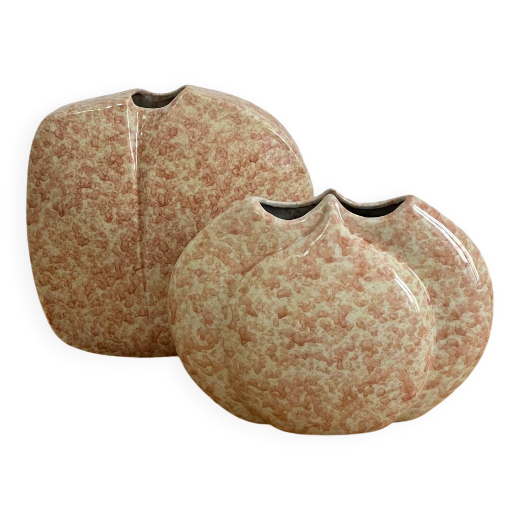 Two Bernard Prigent vases 1970 Virebent