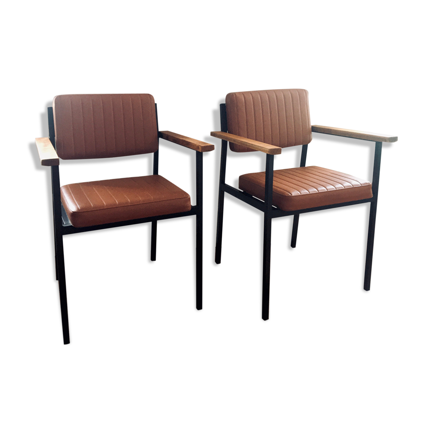 Pair of Matco Paris armchairs