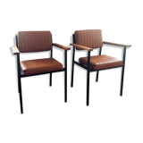 Pair of Matco Paris armchairs