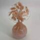 Vintage blown glass vase signed RGH (Römische Glashütte Linz)