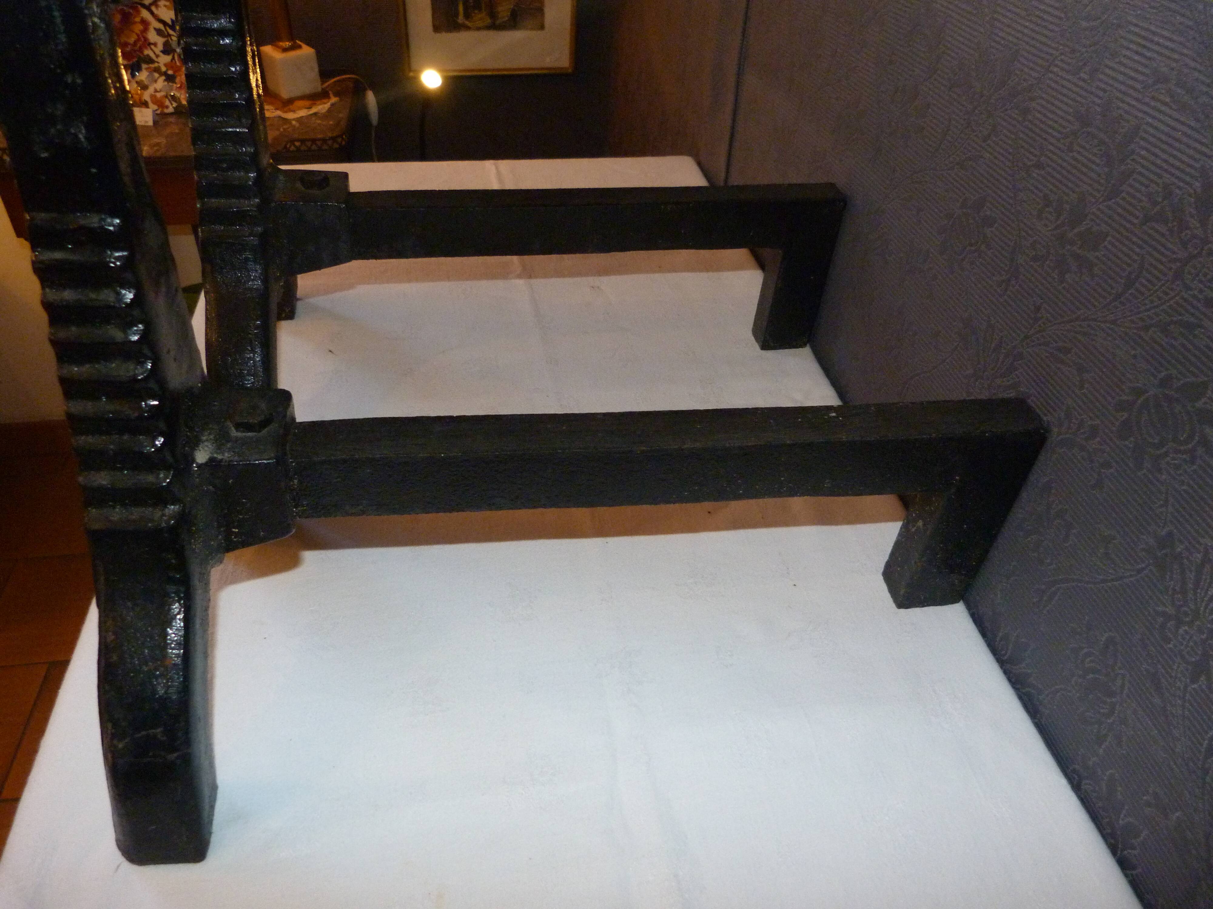 Pair of andirons