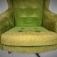 Design Scandinavian Leather rocking chair by Peem, 1970´s.