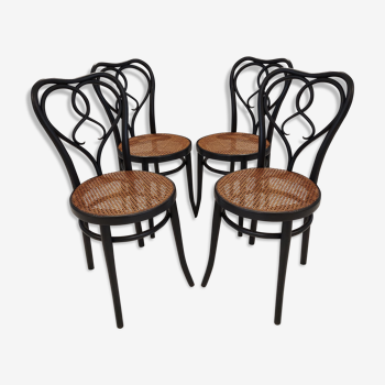 Michael Thonet 1920 Vintage Bistrot Suite 4 Chairs