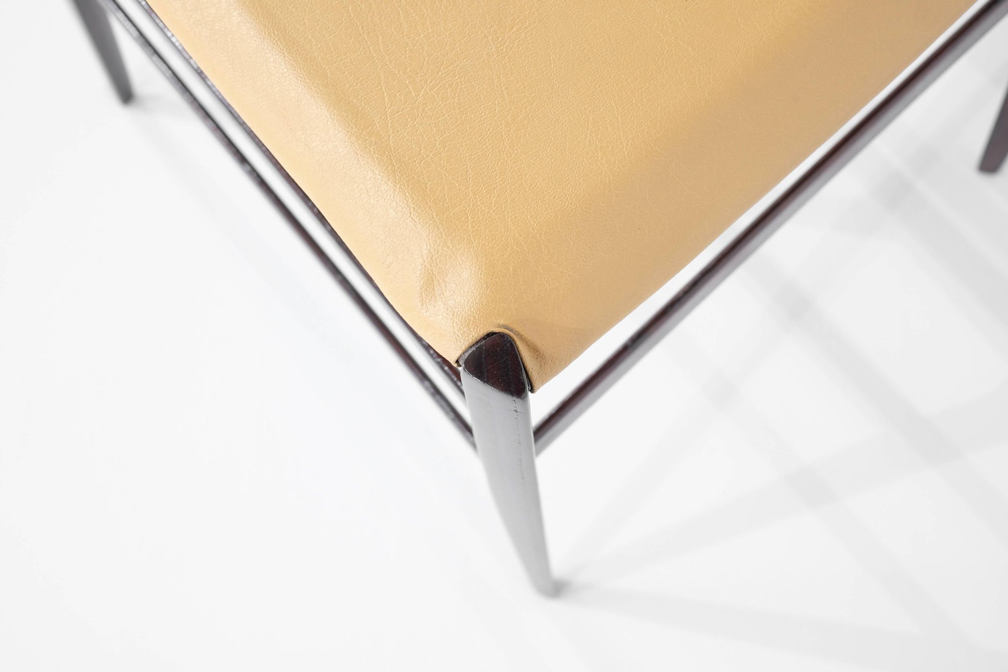 "Superleggera" chair in wood, created by Gio Ponti for Cassina, Italy.