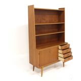 Scandinavian teak and oak secretary, Sweden, 1960