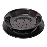 Old Drainer / Colander and Its Ceramic Dish