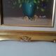 Frame painting with oil signed