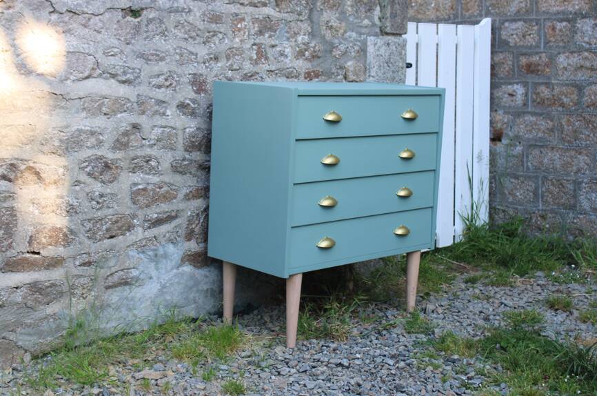 Commode vintage scandinave