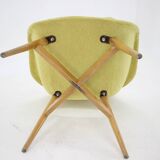 1960s Miroslav Navratil Shell Lounge Chair, Czechoslovakia