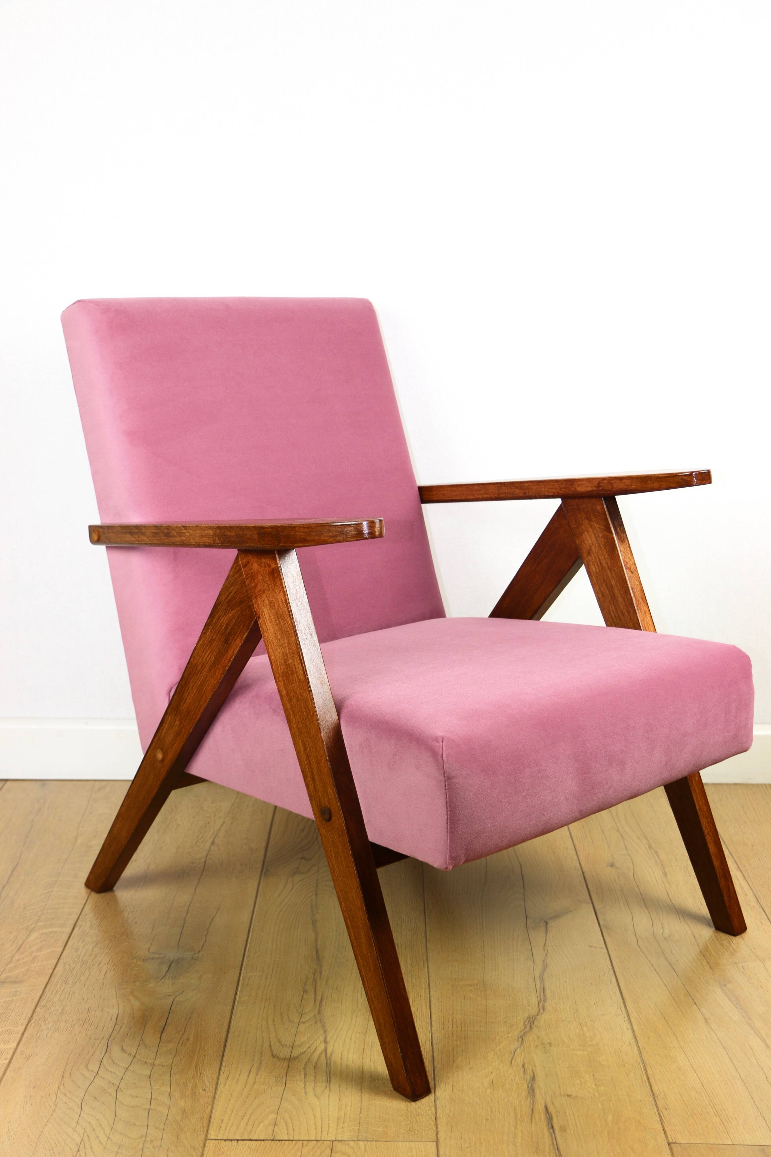 Fauteuil vintage B-310 VAR rose jade structurel années 1970 - 2 exemplaires disponibles