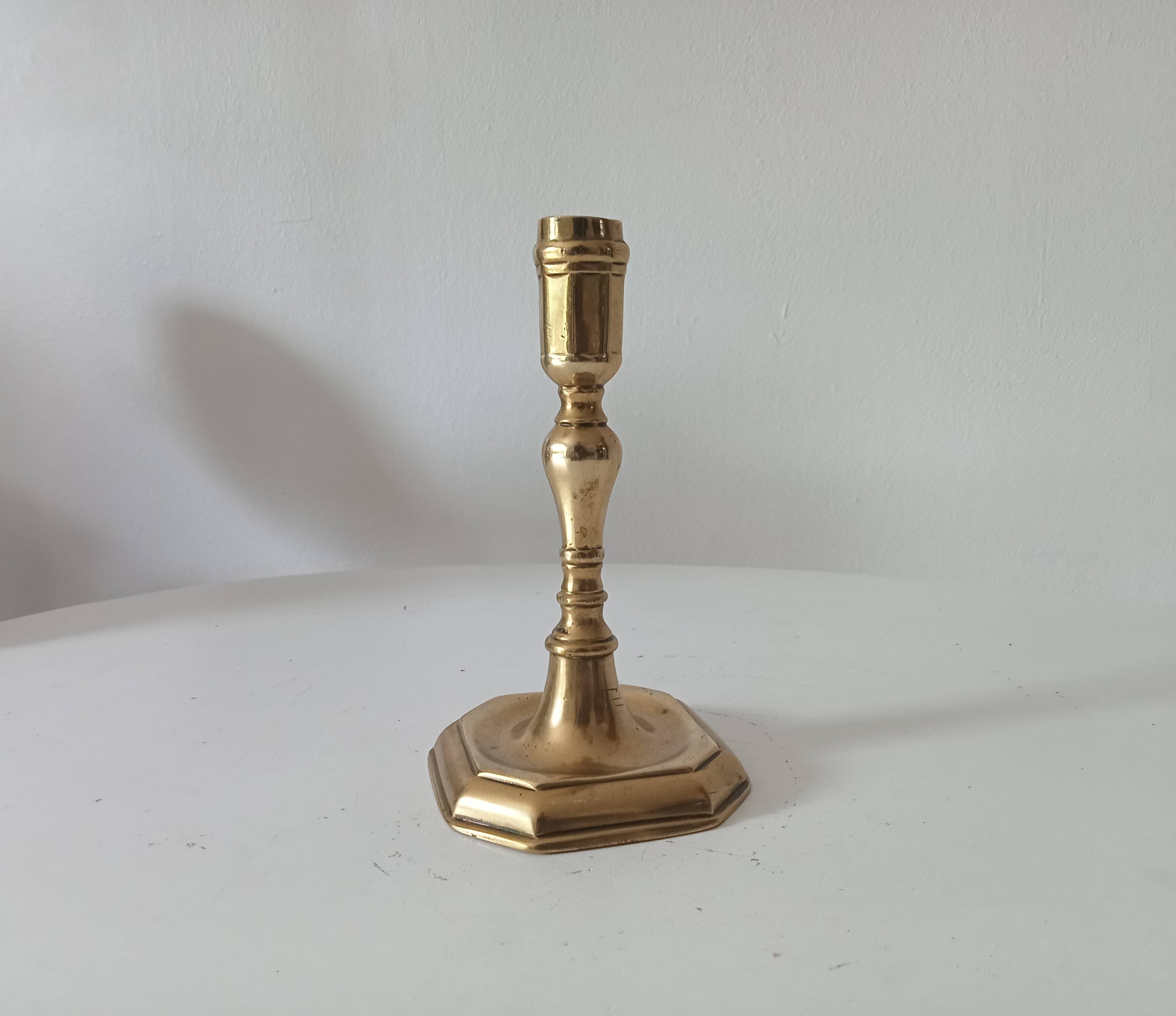 Antique candlestick, early 18th century, Regency style