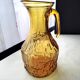 Carafe à eau , pichet Vintage couleur ambré
