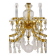 Maria Theresa salon chandelier, baroque Lobmeyr, crystal glass, Vienna, 1940s