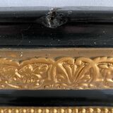 Mirror Napoleon III - black and gold - 104x78cm