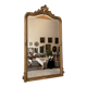 Large antique Louis XV style mirror in gilded wood.