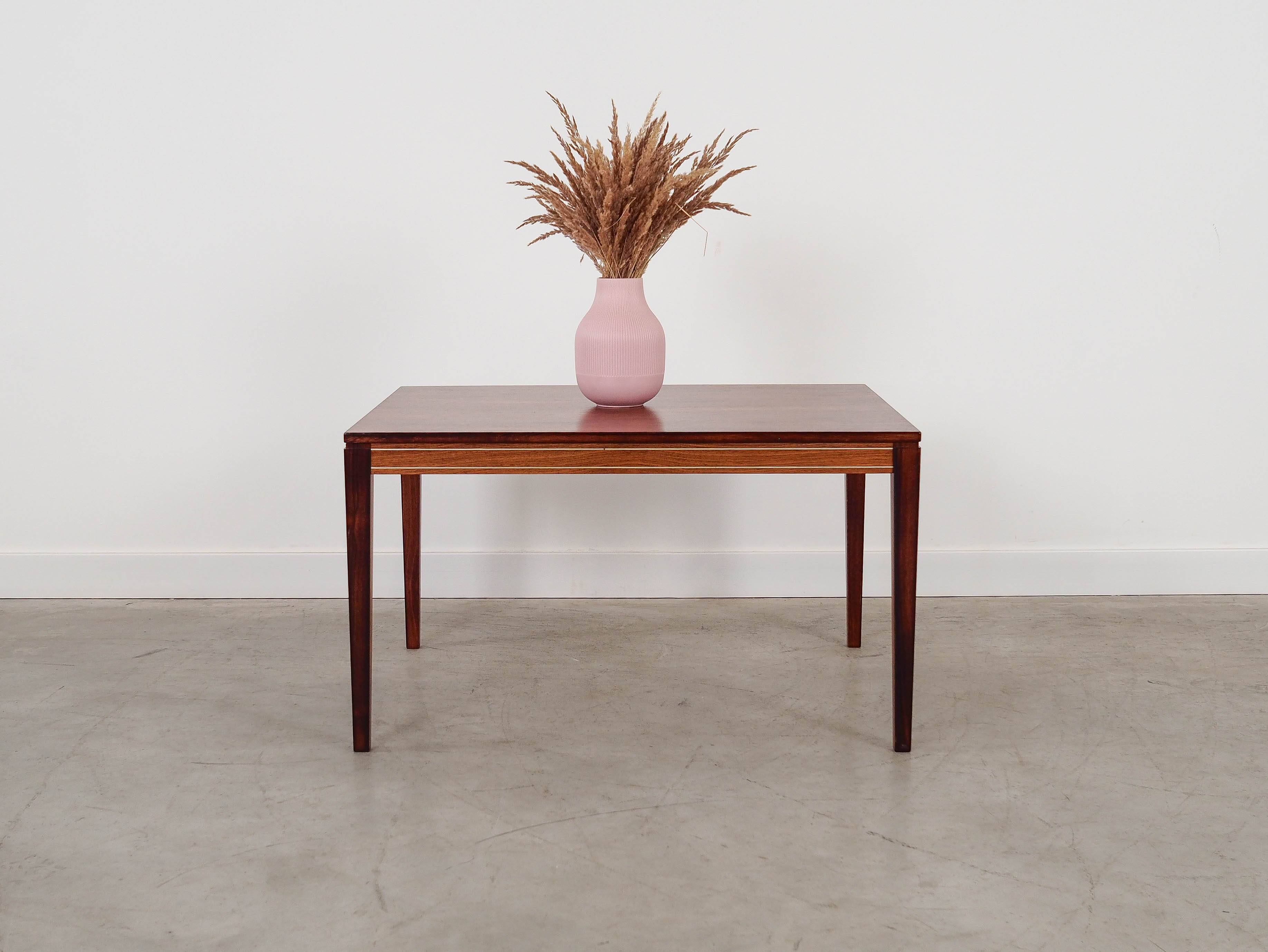 Rosewood coffee table, Danish design, 1970s, made in Denmark