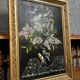 Lecouteux 1902: still life painting with a bouquet of lilacs