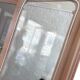 Vintage display cabinet in white rosewood from the 1990s.
