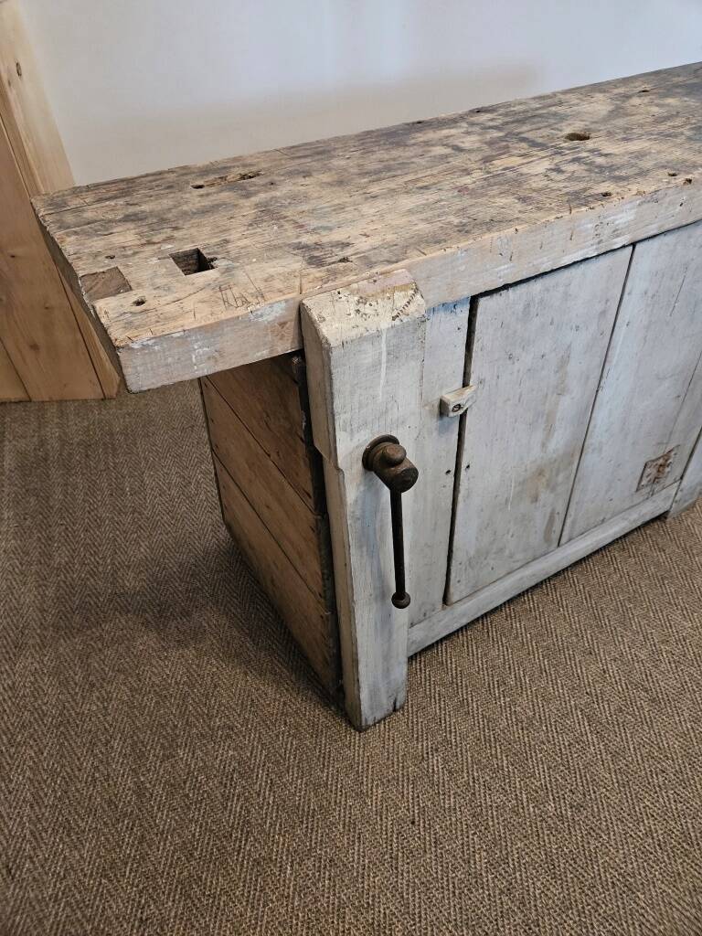 Old carpenter's workbench