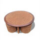 Coffee table and 4 stools in the style of Audoux & Minet.