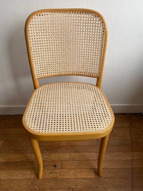 8 vintage cane chairs