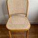 8 vintage cane chairs