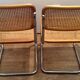 Paire de chaises Marcel Breuer Cesca B32