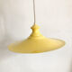 Vintage pendant lamp yellow metal