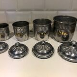 Early 20th aluminium kitchen pots