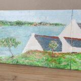 Peinture à l'huile Bretagne-Sud