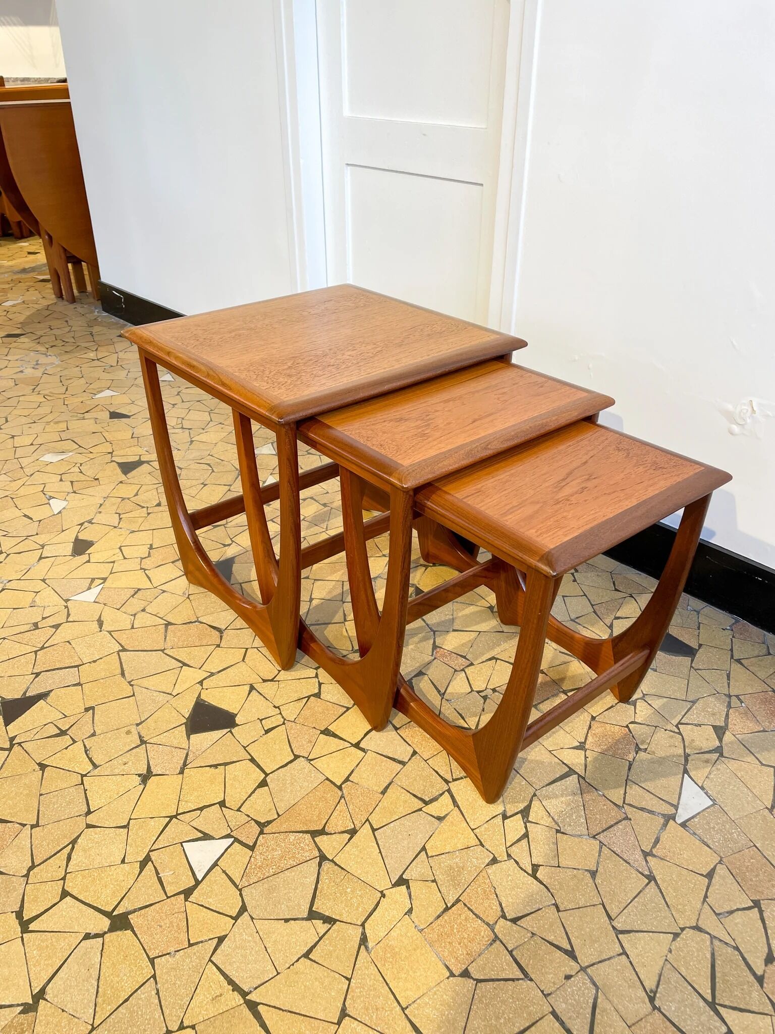 Teak trundle coffee table by Victor Wilkins for G-Plan