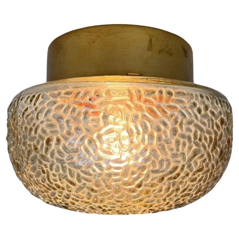 Midcentury Rare Flush Mount, Ceiling or Wall Lamp, Germany, 1970s