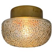 Midcentury Rare Flush Mount, Ceiling or Wall Lamp, Germany, 1970s