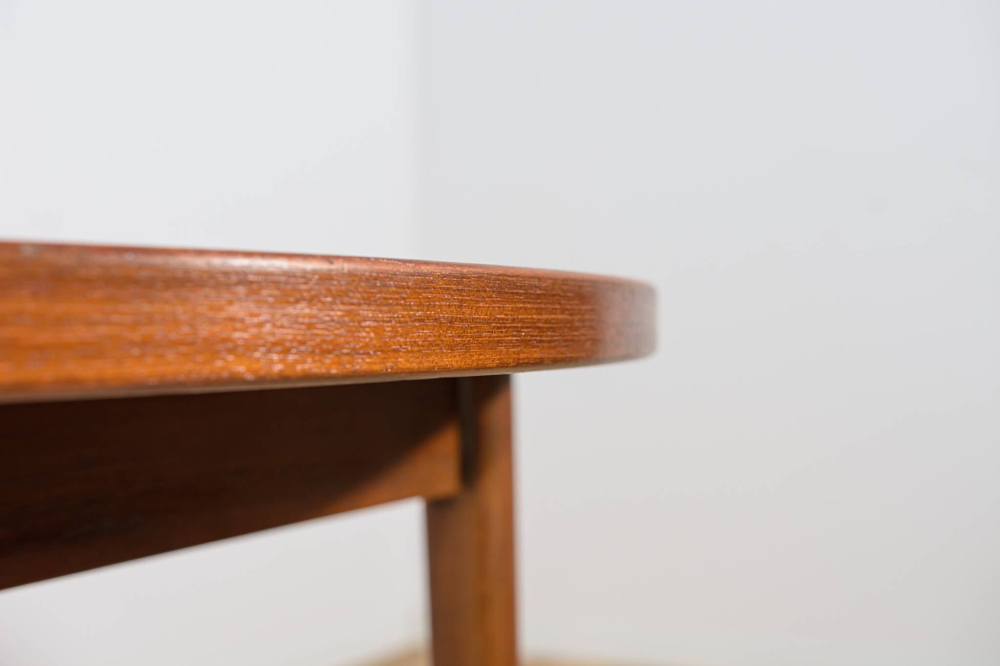 Mid-Century Round Teak Dining Table by Nils Jonsson for Hugo Troeds, Sweden