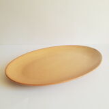 Plat ovale en gres Cnp gres village France vintage