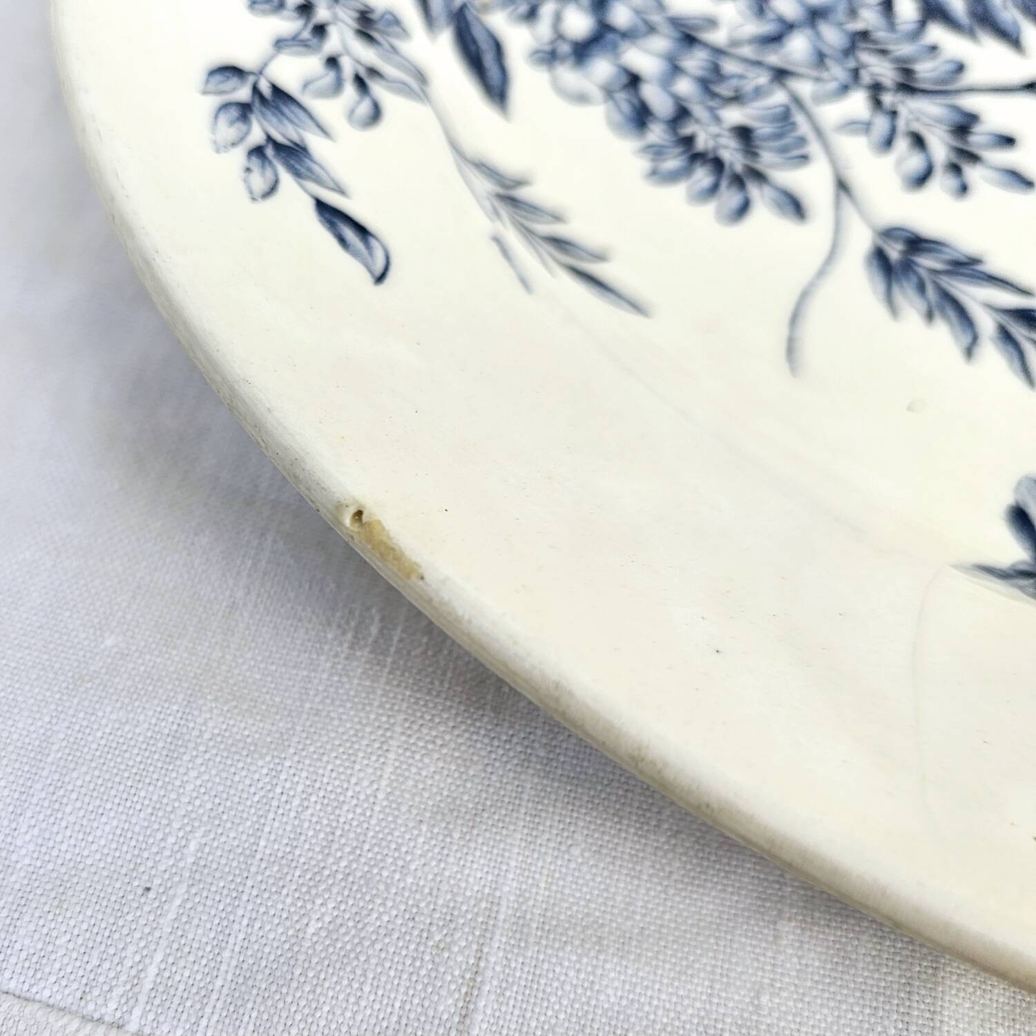 Round dish "Printanier" Terre de Fer