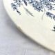 Plat rond "Printanier" Terre de Fer