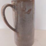 Glazed stoneware pitcher