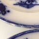Set of 7 soup plates, Grand Bouquet Boch-Frères Keramis, 19th century