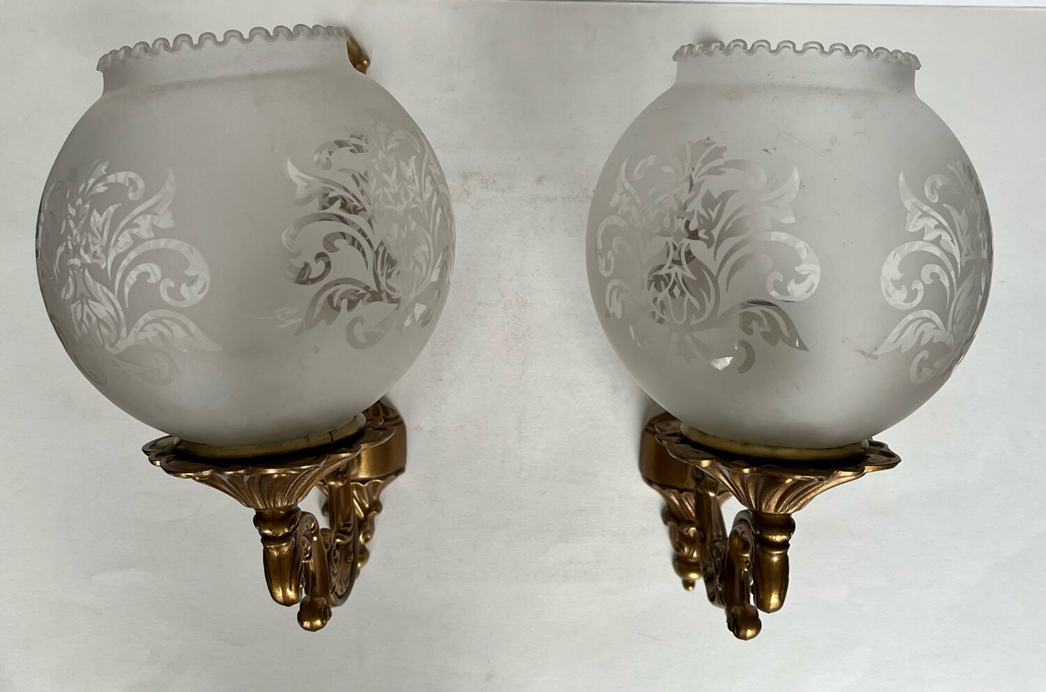 Pair of wall lights