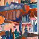 Village Pierrevert, Provence, signé Étienne Bucher