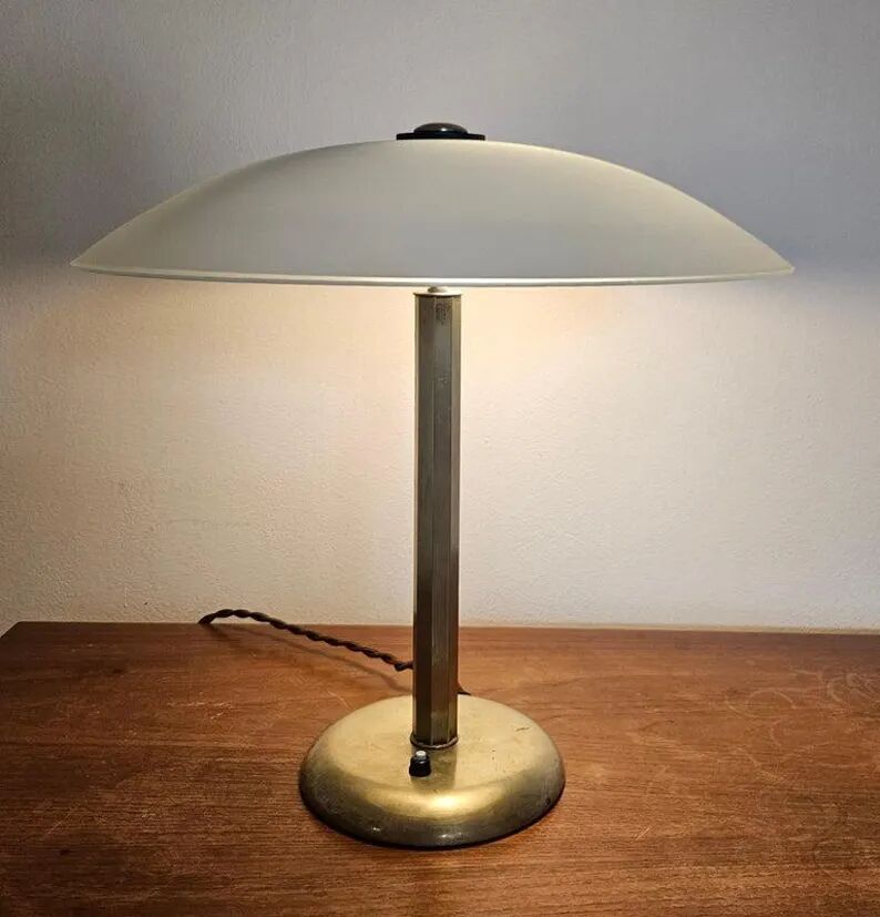 Extremely Rare Art Deco Table or Desk Lamp, Germany, 1930s