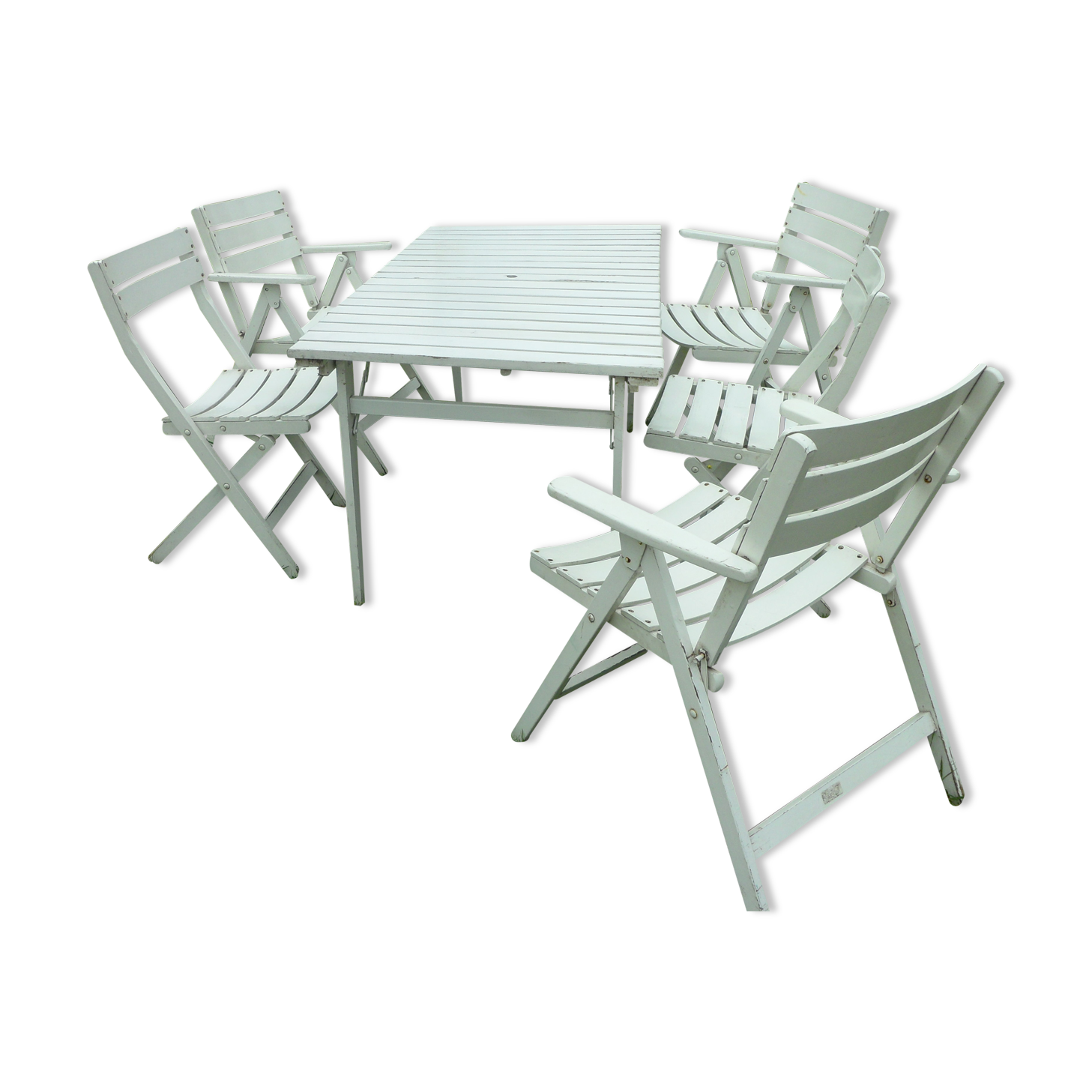 Wooden garden set