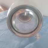 Decanter in pewter and crystal